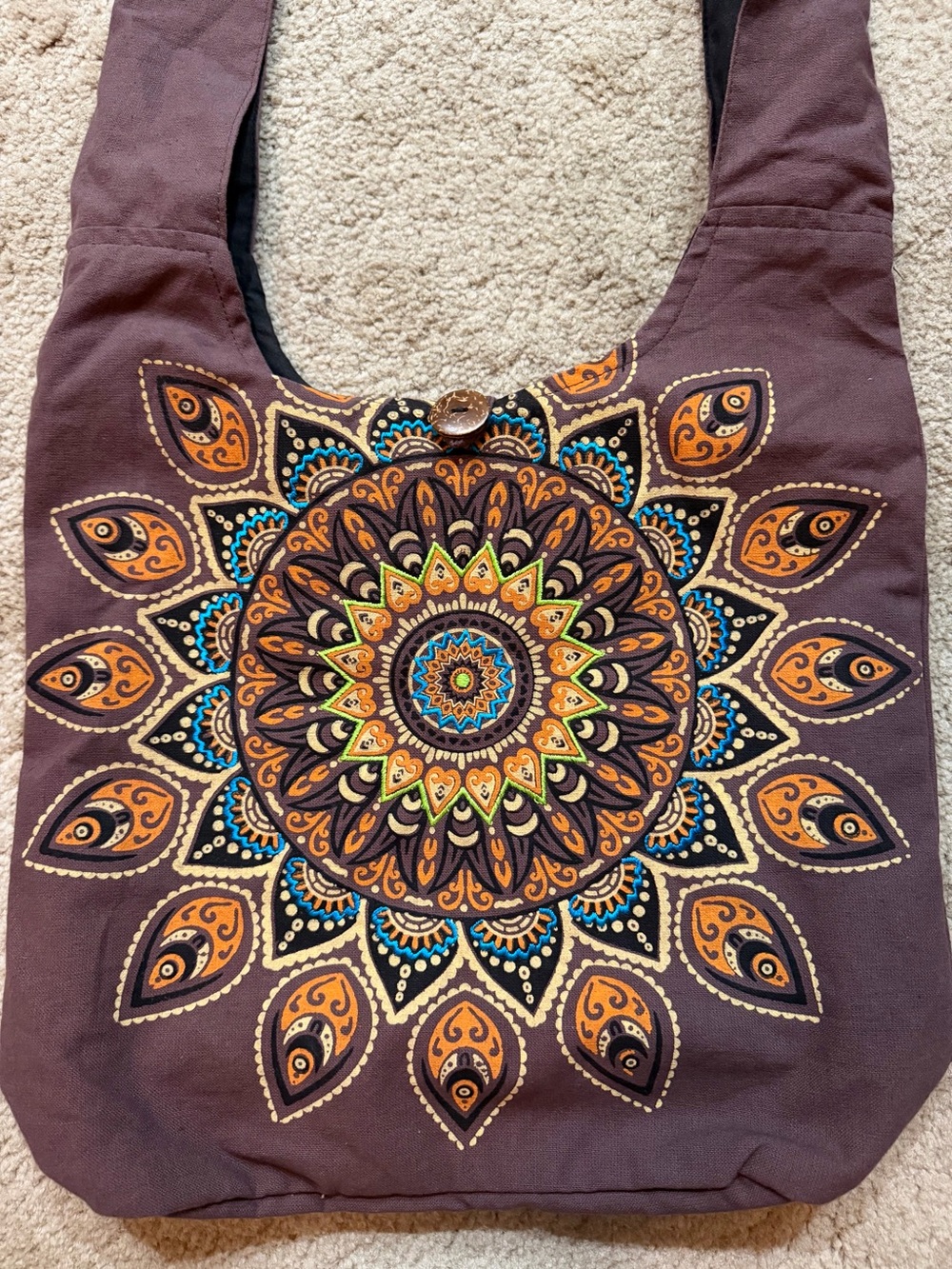 Authentic handmade cotton Jogi Bag from Nepal